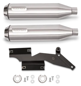 Black Duck Parts BLACK DUCK SLIP-ONS FOR MILWAUKEE EIGHT SOFTAIL