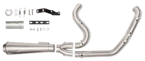 Black Duck Parts BLACK DUCK 2-INTO-1 FOR MILWAUKEE EIGHT TOURING