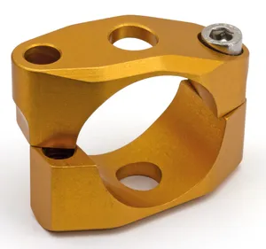 HyperPro HyperPro Steering Damper Frame Clamp, 1.39" (35.3mm), Gold