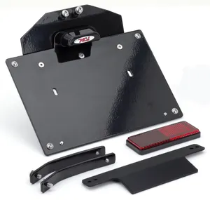 MCJ MCJ LIGHTED LICENSE PLATE BRACKETS FOR MILWAUKEE EIGHT SOFTAIL