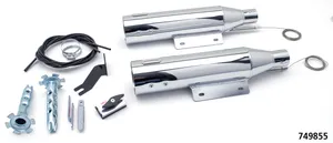 MCJ MCJ ADJUSTABLE MUFFLERS FOR MILWAUKEE EIGHT SOFTAIL