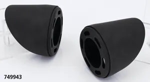 MCJ ENDCAPS FOR 80MM MCJ MUFFLERS