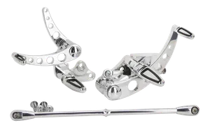 Kustom Tech BILLET FORWARD CONTROLS FOR SOFTAIL
