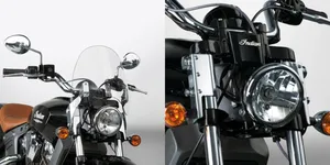 National Cycle NATIONAL CYCLE SWITCHBLADE DEFLECTOR QUICK-RELEASE WINDSHIELDS