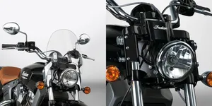 National Cycle NATIONAL CYCLE SWITCHBLADE DEFLECTOR QUICK-RELEASE WINDSHIELDS