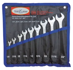 Zodiac (Genuine Zodiac Products) 9-PIECE INCH SIZE COMBINATION WRENCH SET