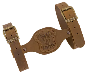 Texas Leather Texas Leather Blanket Holder, Ranger Brown