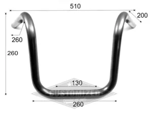 Westland Customs WESTLAND CUSTOMS 7/8" (22MM) DRAG BAR