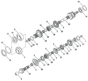 Zodiac (Genuine Zodiac Products) TRANSMISSION PARTS FOR 2006-2022 XL & XR SPORTSTER AND AIR COOLED BUELL