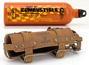 Texas Leather ZODIAC "BIDÓN DE COMBUSTIBLE" FUEL BOTTLE