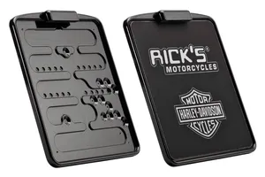 Rick's Motorcycles RICK'S BILLET ALUMINUM LICENSE PLATE BASE