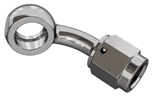 Goodridge Goodridge Adapter, 3/8"-24 Female, 45°, Stainless