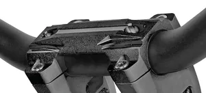 Performance Machine PM Phatbar Top Clamp Retrofit Kit, Black Ops