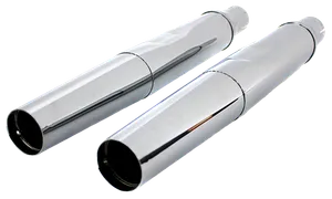 V-Twin REPLICA XLCH CHROME TAPERED MUFFLERS