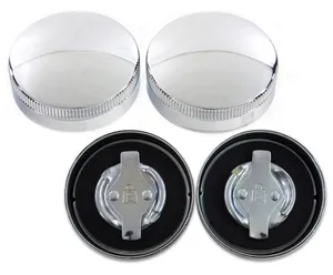 V-Twin REPLICA 1936-1972 BIG TWIN CAM-LOCK STYLE EATON STYLE GAS CAPS