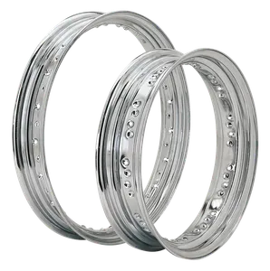 V-Twin Mfg CHROME WHEEL RIMS