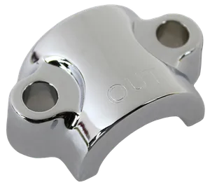 V-Twin CHROME FORK SLIDER AXLE PINCH CAP