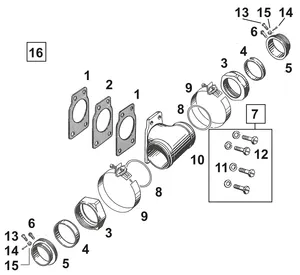 V-Twin MANIFOLD PARTS FOR KNUCKLEHEAD & PANHEAD