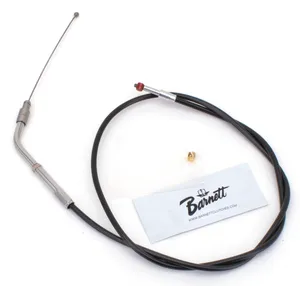 Barnett Clutches & Cables T04 - THROTTLE & IDLE CABLE 1996-2015 SOFTAIL, 1996-2017 DYNA, 1996-2001 CARBURETOR EQUIPPED TOURING & 2007 TO PRESENT SPORTSTER