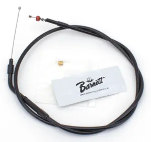 Barnett T04 - THROTTLE & IDLE CABLE 1996-2015 SOFTAIL, 1996-2017 DYNA, 1996-2001 CARBURETOR EQUIPPED TOURING & 2007 TO PRESENT SPORTSTER