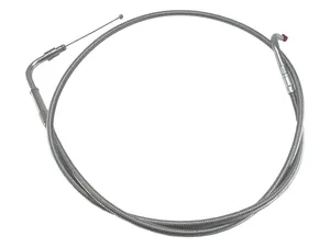 Barnett Clutches & Cables THROTTLE AND IDLE CABLES FOR USE WITH EARLY MIKUNI HSR CARBURETOR AND 1996 TO PRESENT SNAP-IN STYLE THROTTLE GRIP