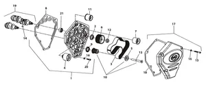 S&S X-WEDGE CAMSHAFTS, CAM DRIVE AND CAM COVER