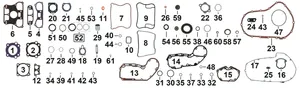 Cometic GASKETS, O-RINGS AND SEALS FOR XL & XR SPORTSTER 2004-2022 AND BUELL 2003-2010