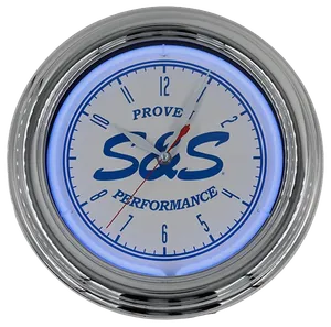 S&S S&S 12.5" NEON CLOCKS