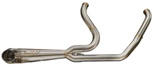 Cone Performance Exhaust CONE PERFORMANCE TURNOUT 2-INTO-1 EXHAUSTS FOR M8 SOFTAIL