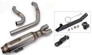 Cone Performance Exhaust CONE PERFORMANCE "JESSE" 2-INTO-1 EXHAUSTS FOR M8 SOFTAIL