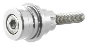 Joker Machine JM Bar-End Mirror Adapter, 7/8" Indian Scout Bobber Bar, Silver