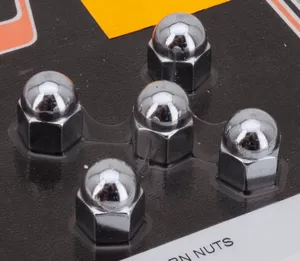 Colony COLONY ROUND TOP CHROME ACORN NUTS