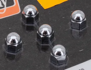 Colony COLONY ROUND TOP CHROME ACORN NUTS