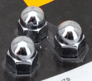 Colony COLONY ROUND TOP CHROME ACORN NUTS