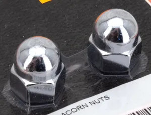 Colony COLONY ROUND TOP CHROME ACORN NUTS