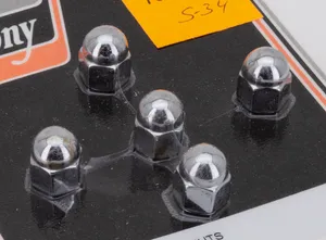 Colony COLONY ROUND TOP CHROME ACORN NUTS