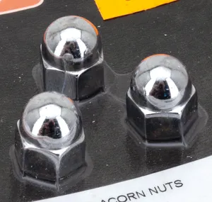 Colony COLONY ROUND TOP CHROME ACORN NUTS