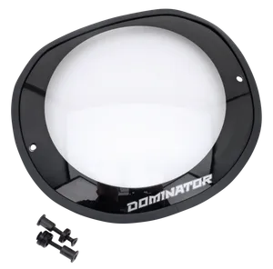 Dominator Motorcycles DOMINATOR HEADLIGHT TRIM AND LENS COVER FOR FXLRST FAIRING