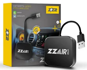 ZZAIR ZZAIR CONVERTS WIRED APPLE CARPLAY AND ANDROID AUTO TO WIRELESS
