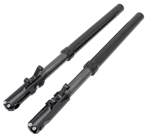 Maselli Racing Suspension Maselli Mid Glide Fork Leg Pair, 31.5", Black/DLC