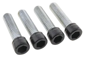 Screws4Bikes BLACK STAINLESS STEEL FOOT PEG SCREWS