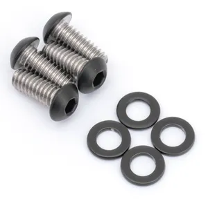 Screws4Bikes BLACK STAINLESS STEEL FRONT FENDER SCREW KITS