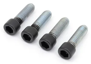 Screws4Bikes BLACK STAINLESS STEEL FOOT PEG SCREWS