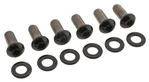 Screws4Bikes BLACK STAINLESS STEEL DERBY COVER SCREWS