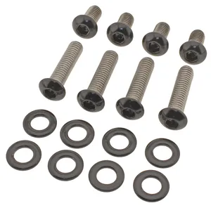 Screws4Bikes BLACK STAINLESS STEEL FRONT FENDER SCREW KITS