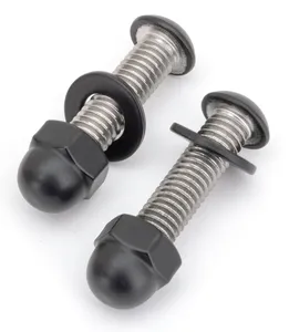 Screws4Bikes BLACK STAINLESS STEEL FOOT PEG SCREWS
