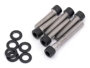 Screws4Bikes BLACK STAINLESS STEEL NOSE CONE SCREW KITS