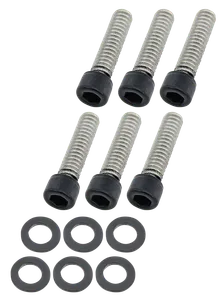 Screws4Bikes BLACK STAINLESS STEEL TRANSMISSION TOP COVER SCREWS