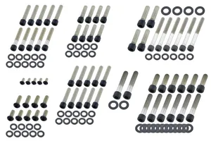 Screws4Bikes BLACK STAINLESS STEEL DRIVETRAIN SCREW KITS
