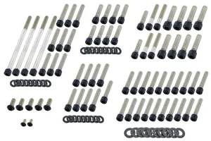 Screws4Bikes BLACK STAINLESS STEEL DRIVETRAIN SCREW KITS